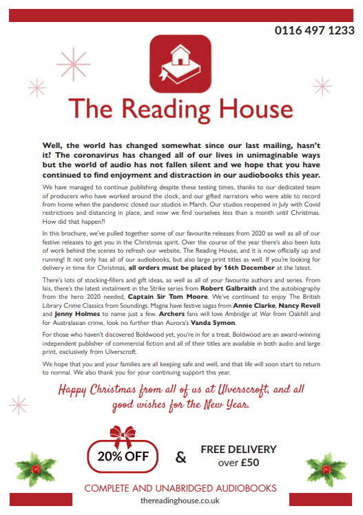 The Reading House December 2020 Catalogue