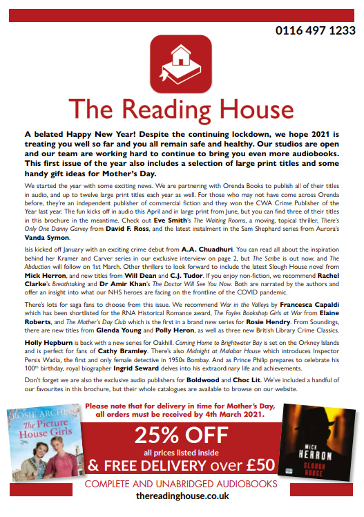The Reading House January-March 2021 Catalogue